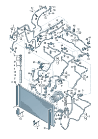7L6820721AT-Hose, refrigerant Compressor-refrigerant Condenser)   F *4L-8-042 964