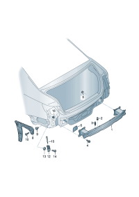 8W9807453B-PORSCHE CAYENNE GUIDE LTRL RH