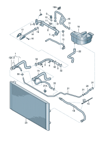 4E0121101L-Coolant hose