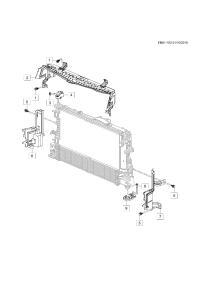 26323863-PLATE, RADIATOR