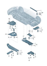 5Q0825661AF-Insulator-pass heat