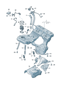 4N0201060R-FUEL TANK COMPL