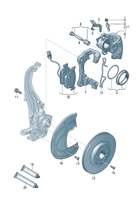 8WD615123-Housing assy-caliper
