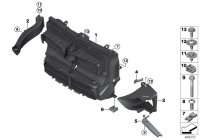 51747410907-PORSCHE CAYENNEAIR DUCT CENTRE