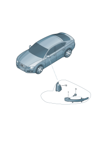 4G8949101-TURN SIGNAL/A8/S8/09