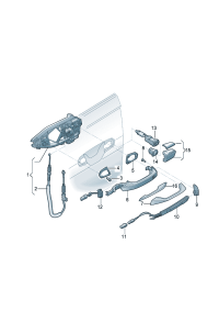 4KD837206-Handle, outer