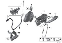 51217175732-Handle carrier door rh