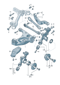 8E0505312AF-CONTROL ARM REAR/FRT LH/A3/Q2