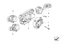 61319136898-SWITCH-STRNG COLOUMN-E46