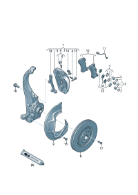 4G8615108-Caliper mtg, w/o u200c pad Black