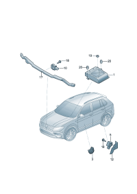 85E959345C-SENSOR,AIRBAG IMPACT-AUDI(A8)