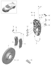 99160918100-SENSOR/BRAKE PAD WEAR-PORSCHE