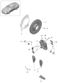 99135194602-1 SET OF BRAKE PADS FOR DISC BRAKE REAR