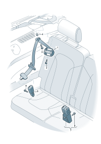 4L0857811-S/belt assy -3 D  -16.09.2013