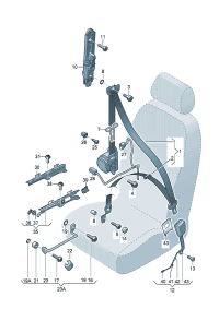 8V5857705EV04-S/belt assy -3 Atm & s/belt tensioner  [Note] * * * * * *   D -19.11.2012 (black/satin