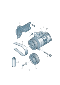 4E0260805AT-COMPRESSOR,AIR CON