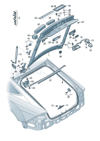 4K8827025A-Cover, rr. hatch