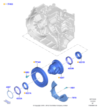 BT4Z4222A-Bowl, LINCOLN CONTINENTAL D544