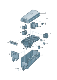 8D0951253A-Relay Engine control Relay position/identification number: