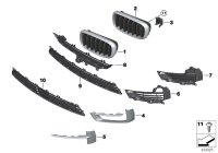 51137294486-GRILL FRT RH X5