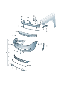 18G807819A-TRIM STRIP