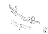 51117178080-REINFORCEMENT-FR BUMPER/X3-06
