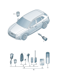 4M0959754CK-Sender unit Be sure when ordering Plate no.