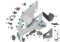 41007186660-Clip module bracket rh