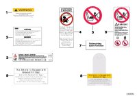 71239359015-Air bag warning