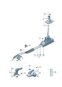 5ED711113A-Strg assy Garnish assy-leather