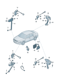 3D0941285E-PORSCHE CAYENNE SENSOR