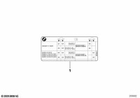 71246891645-Plate, tire pressure