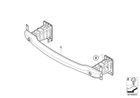51117178599-REINFORCEMENT-FR BUMPER/X3-06