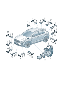 5QD919064H-Controlunit, parking