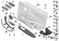 51417279301-Bracket leather fr lh
