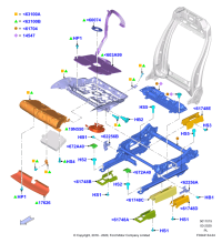 GD9Z54672A40AA-Cover, inner and outer, (-5 *), rh/lh