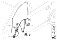 51337184383-WINDOW LIFTERW/OMOTOR FRTLH X5