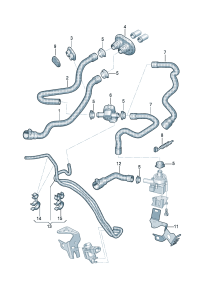 8KD819376-Coolant hose