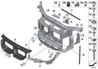 51642990179-BRACKET-H/L LH/E60/61