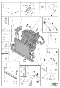 31410407-RADIATOR HOSE W124/E200/E220