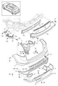 95850541760-PLATE-TRUNK,REAR