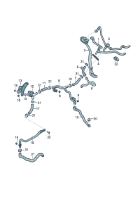 4N1819314A-Coolant hose