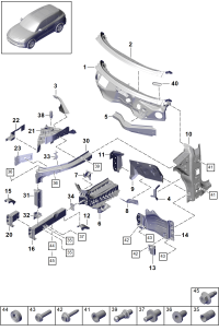 95580369100-Bracket Dash panel