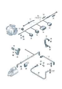 5N0971858E-Plate set Starter