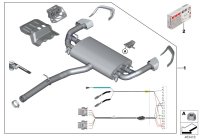 18302359003-Muffler system with cover