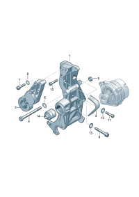 06B903141H-Brkt assy-compact
