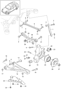 95831104111-TRACK CNTRL ARM FRT RH AUDI-Q7