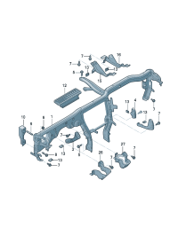 8K1857025A-Member, instrument panel cross D-21.01.2013