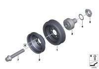 11237624103-BELT PULLEY,CRANKSHAFT-1(F20)