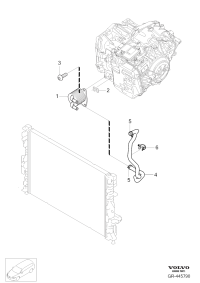 32222095-RADIATOR HOSE W124/E200/E220